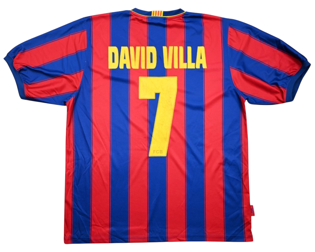2009-10 BARCELONA *DAVID VILLA* KOSZULKA XL