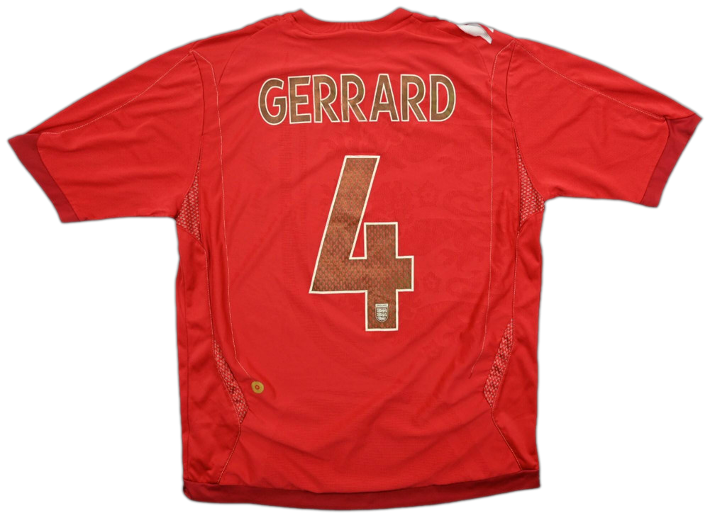 2006-08 ENGLAND *GERRARD* KOSZULKA L