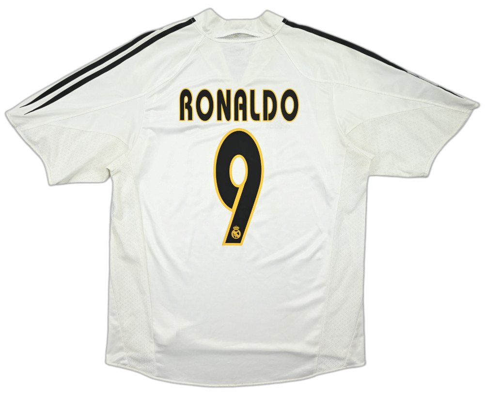 2004-05 REAL MADRID *RONALDO* KOSZULKA L