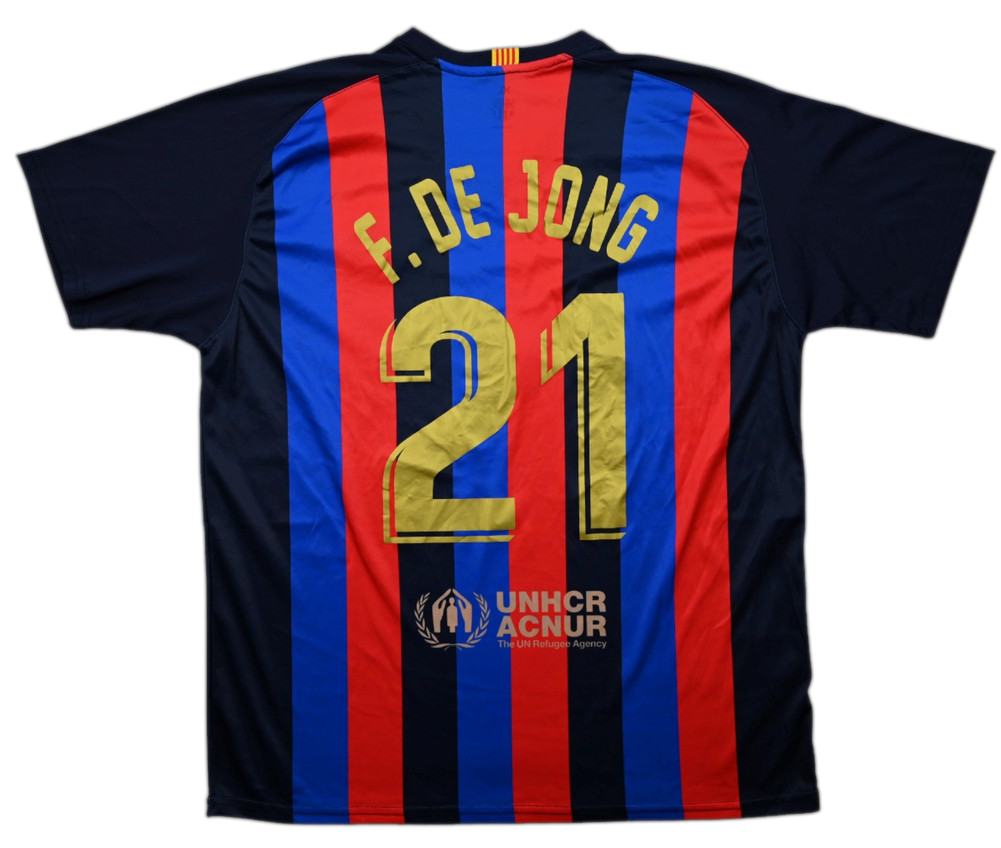 2022-23 BARCELONA *F. DE JONG* KOSZULKA XL