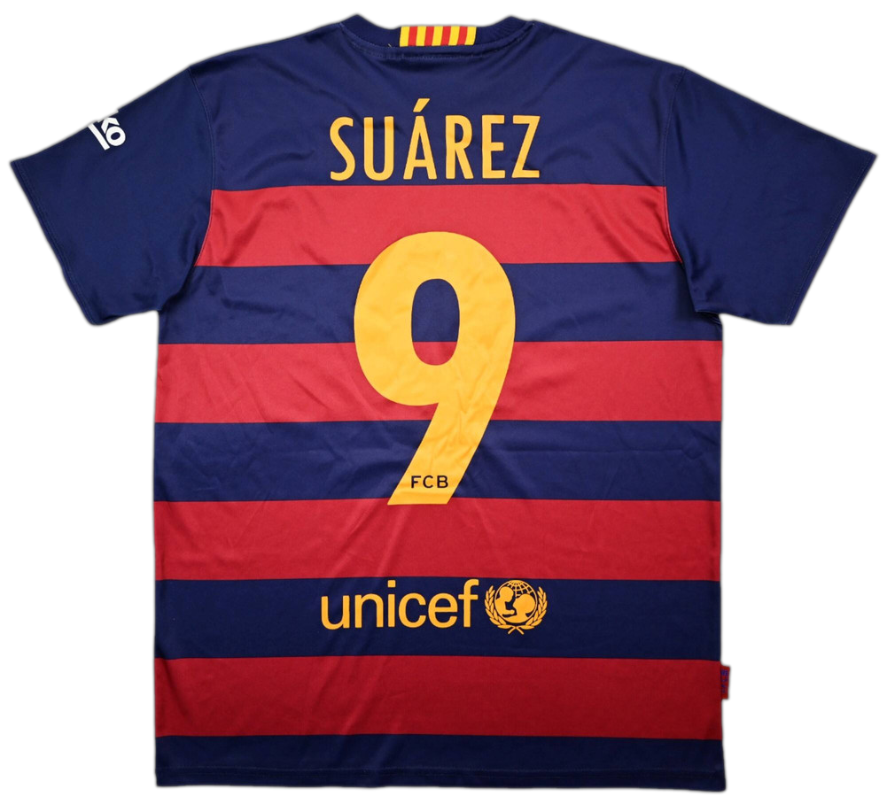 2015-16 FC BARCELONA *SUAREZ* KOSZULKA M