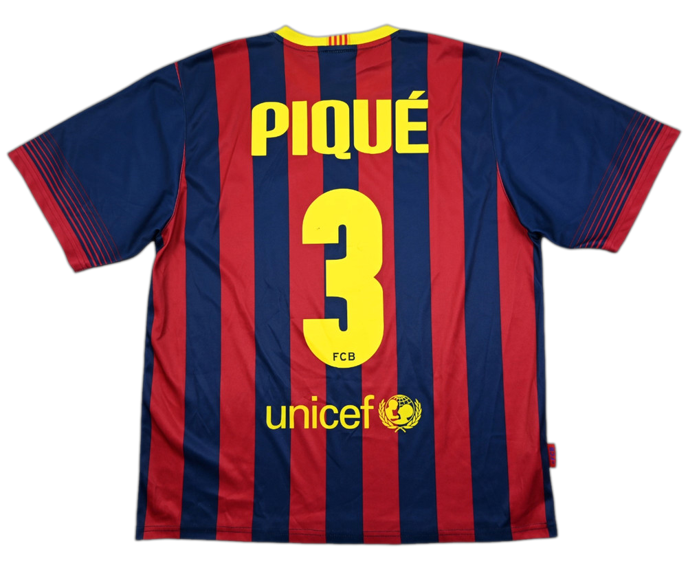 2013-14 BARCELONA *PIQUE* KOSZULKA L