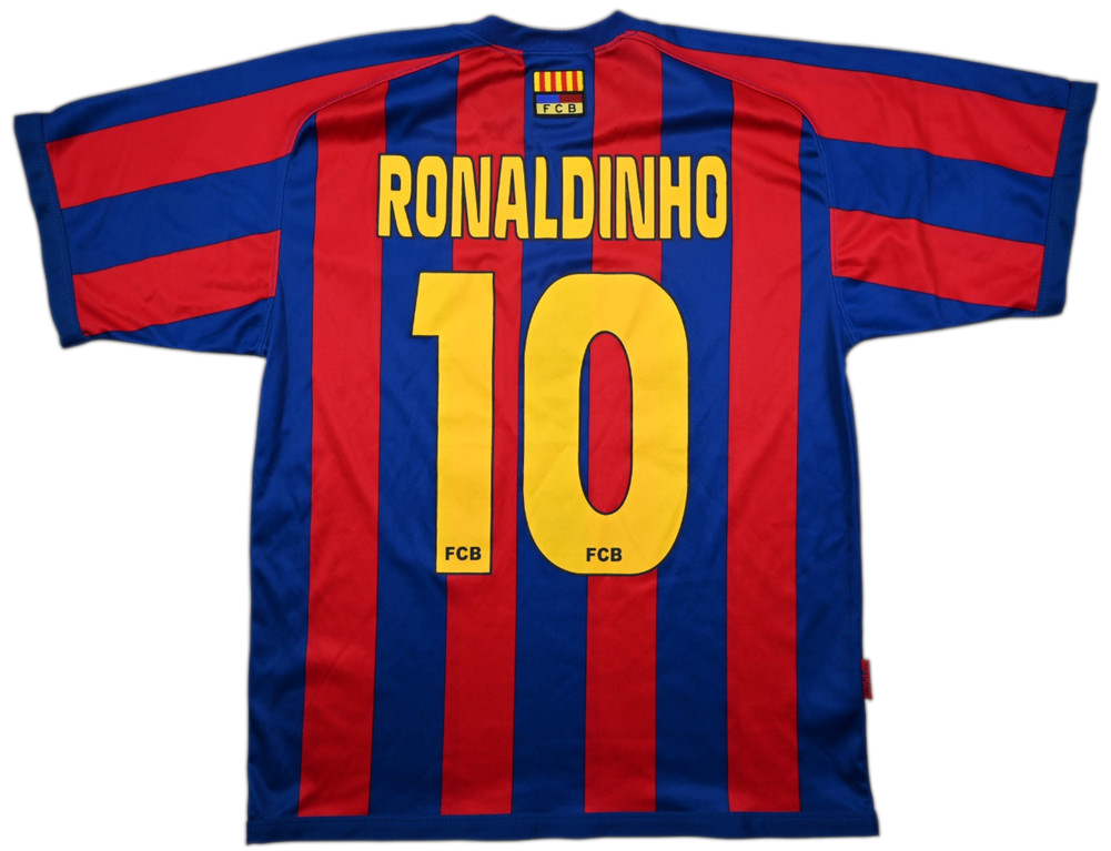 2005-06 BARCELONA *RONALDINHO* KOSZULKA S
