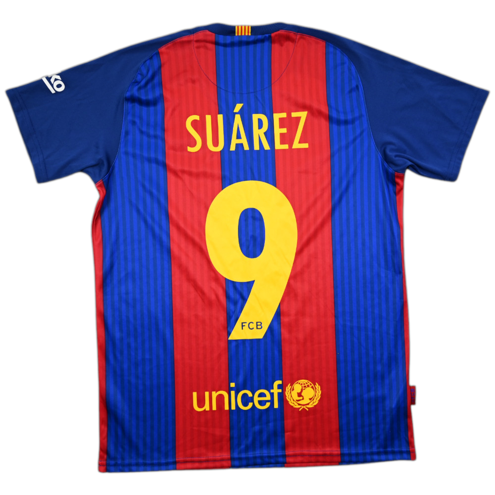 2016-17 FC BARCELONA *SUAREZ* KOSZULKA S