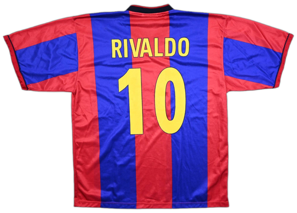 1998-00 FC BARCELONA *RIVALDO* KOSZULKA L
