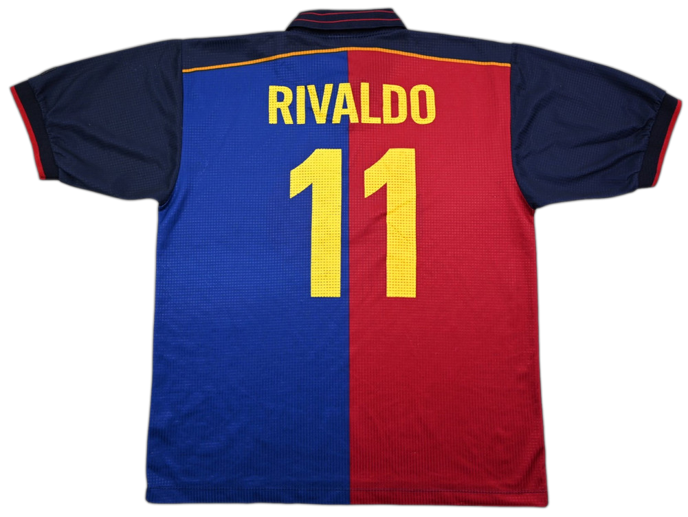 1999-00 BARCELONA *RIVALDO* KOSZULKA XL