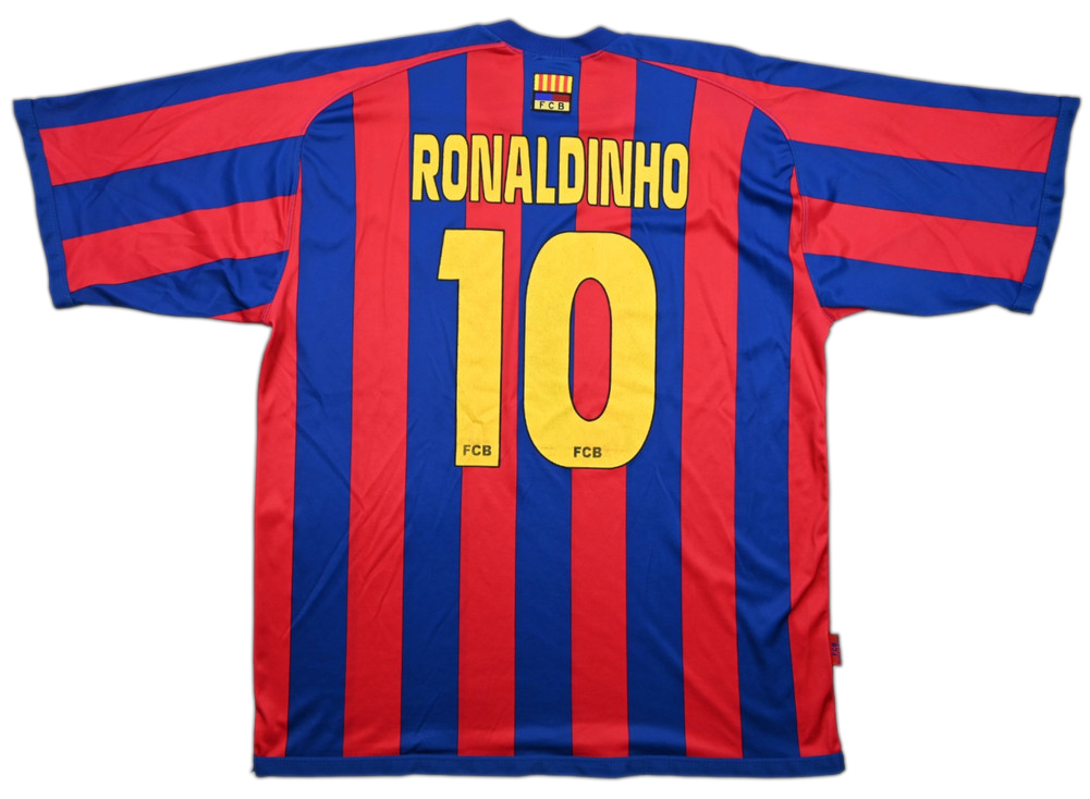 2005-06 BARCELONA *RONALDINHO* KOSZULKA XXL
