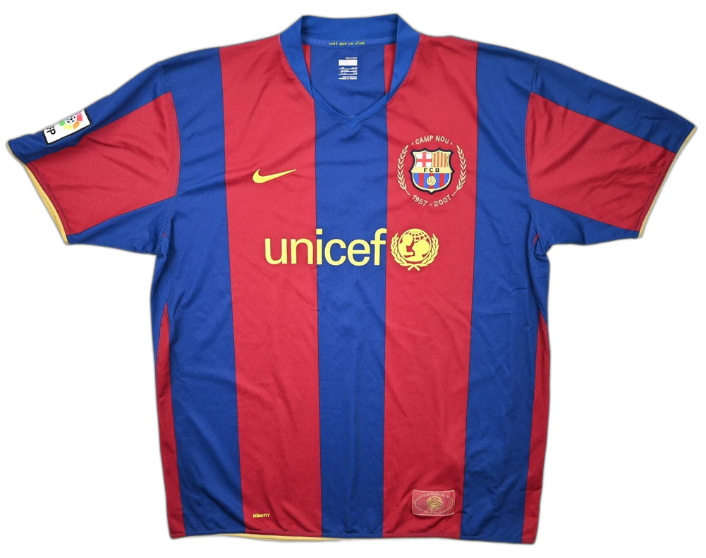 2007-08 FC BARCELONA KOSZULKA XXL