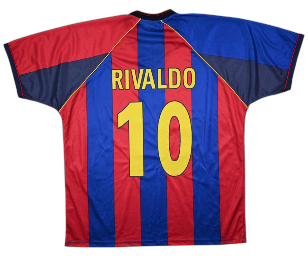 2001-02 BARCELONA *RIVALDO* KOSZULKA XL