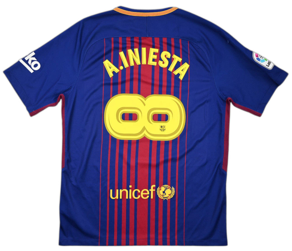 2017-18 FC BARCELONA *A.INIESTA* KOSZULKA S