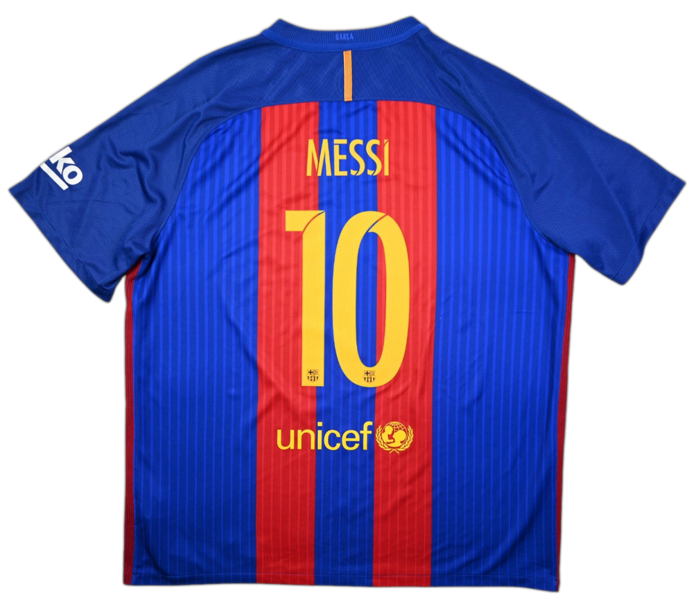 2016-17 BARCELONA *MESSI* SHIRT XXL