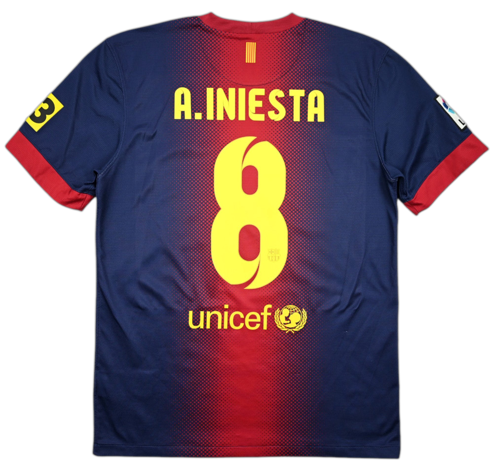 2012-13 FC BARCELONA *A. INIESTA* KOSZULKA M
