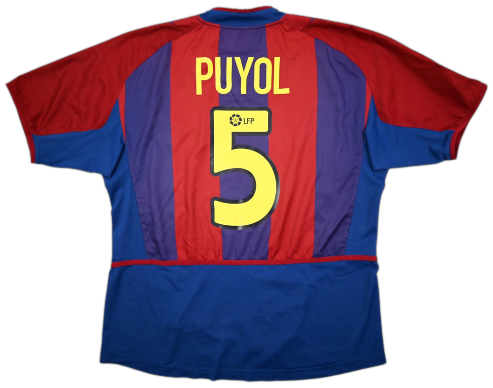2002-03 BARCELONA *PUYOL* KOSZULKA L