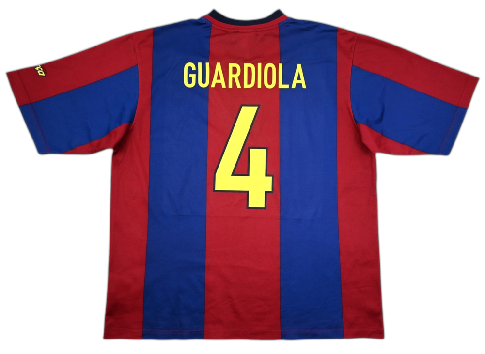 1998-00 BARCELONA *GUARDIOLA* BASIC KOSZULKA XL