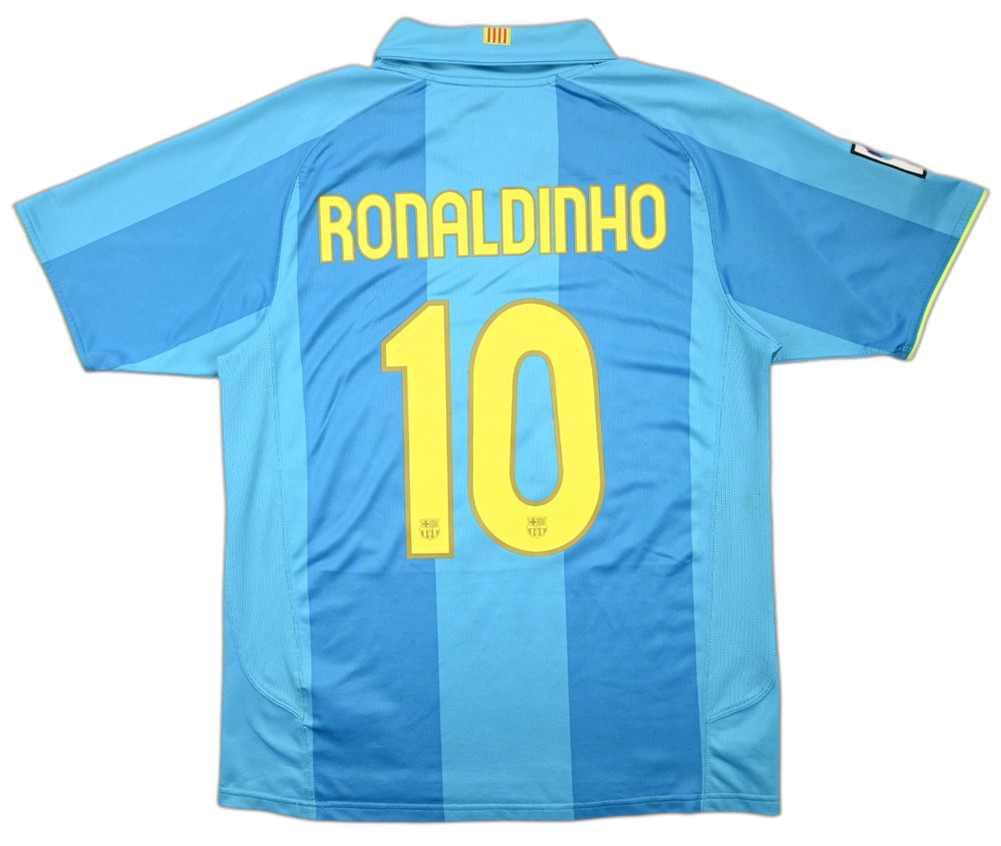 2007-09 BARCELONA *RONALDINHO* KOSZULKA M
