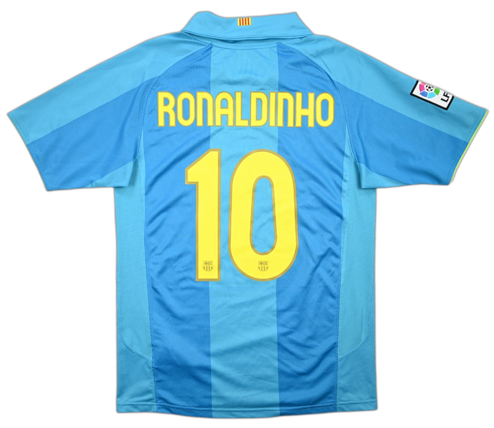 2007-09 BARCELONA *RONALDINHO* KOSZULKA S