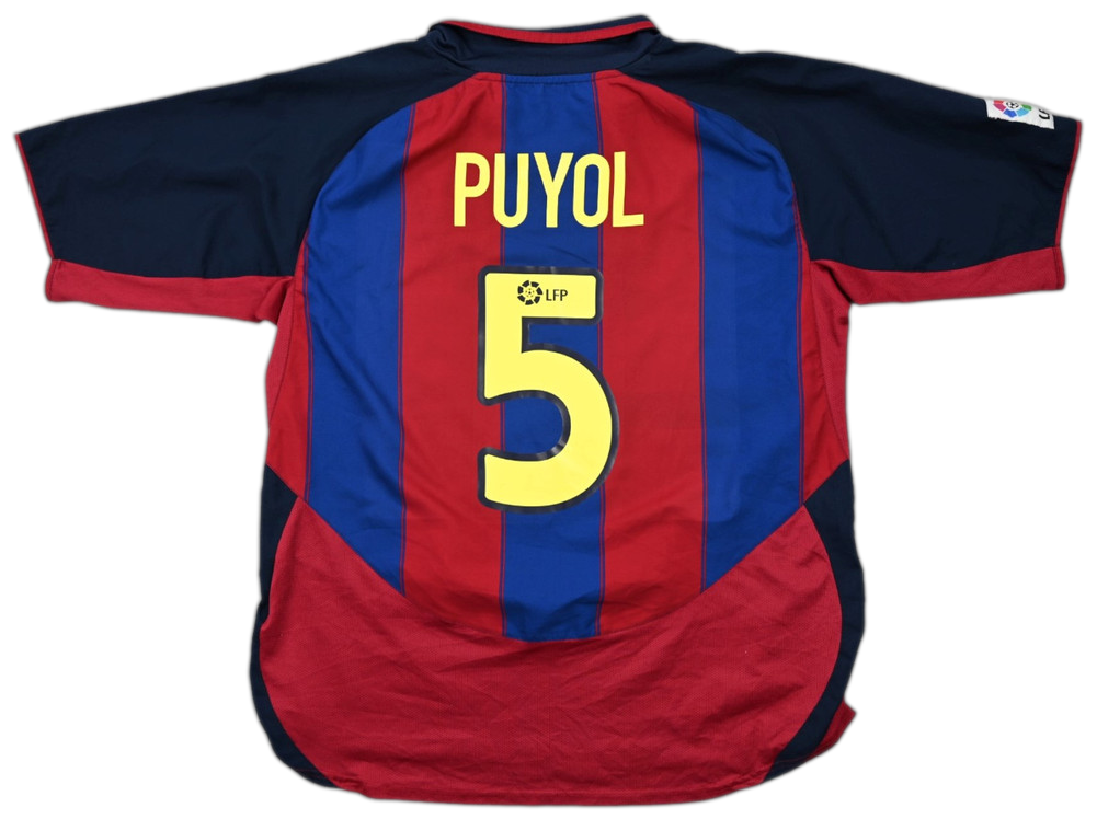 2003-04 BARCELONA *PUYOL* KOSZULKA XL