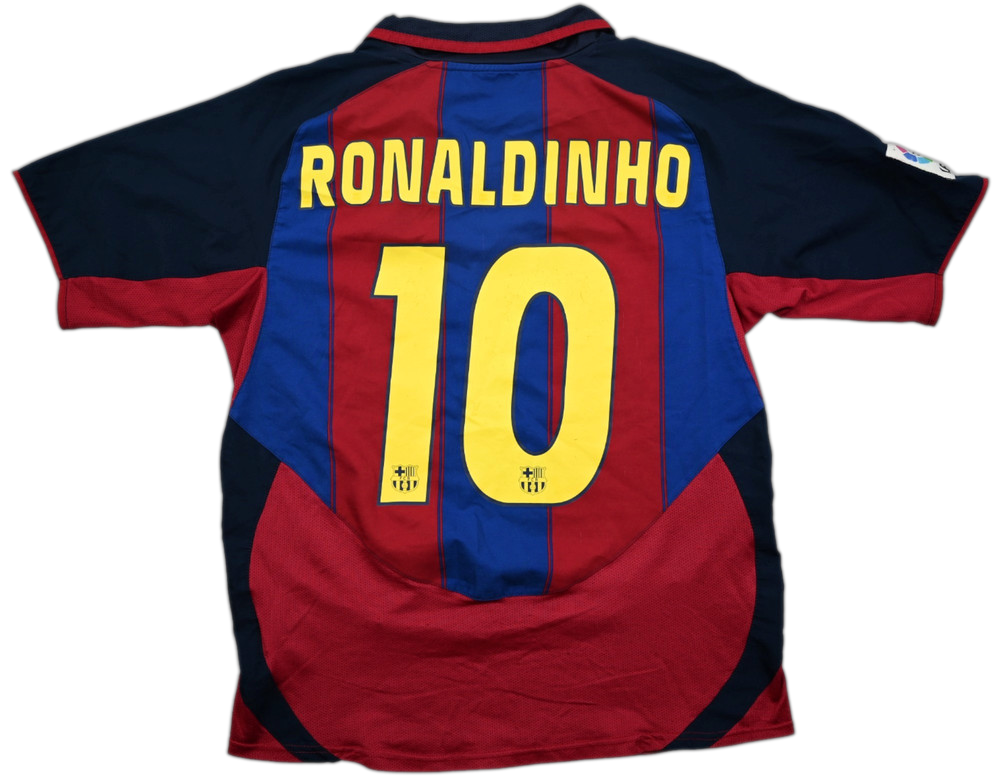 2003-04 BARCELONA *RONALDINHO* KOSZULKA S