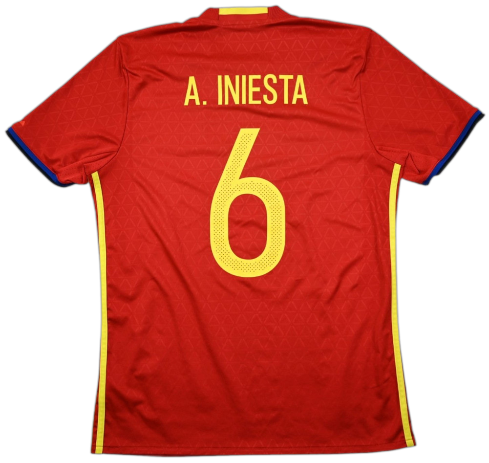 2016-17 SPAIN *INIESTA* KOSZULKA M
