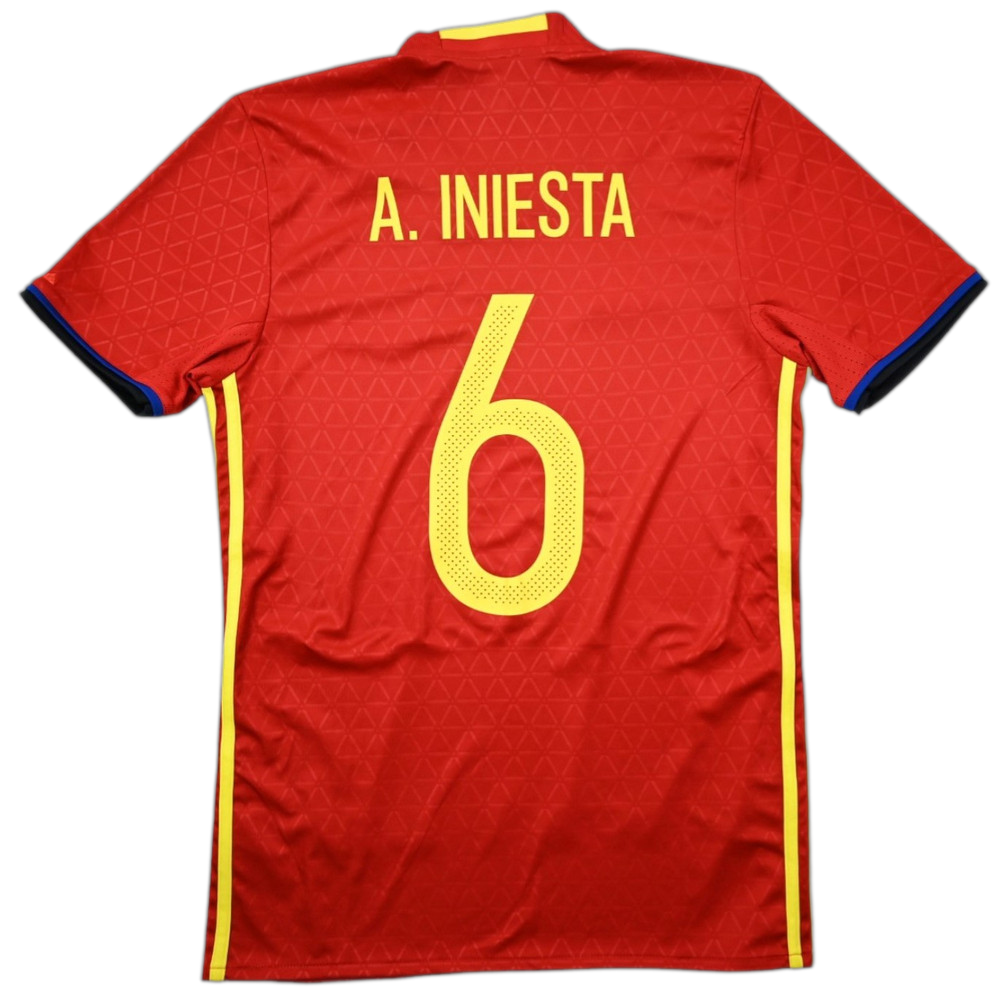 2016-17 SPAIN *INIESTA* KOSZULKA S