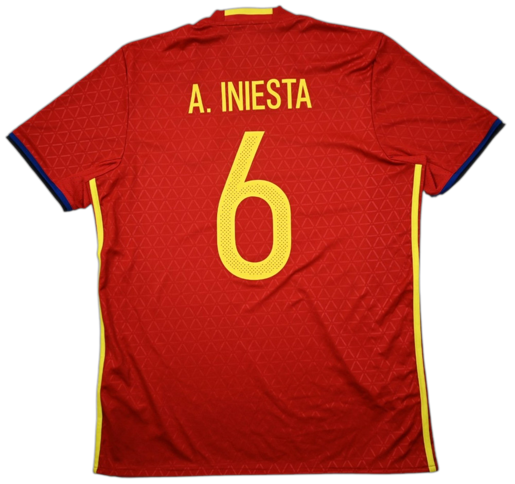 2016-17 SPAIN *INIESTA* KOSZULKA L