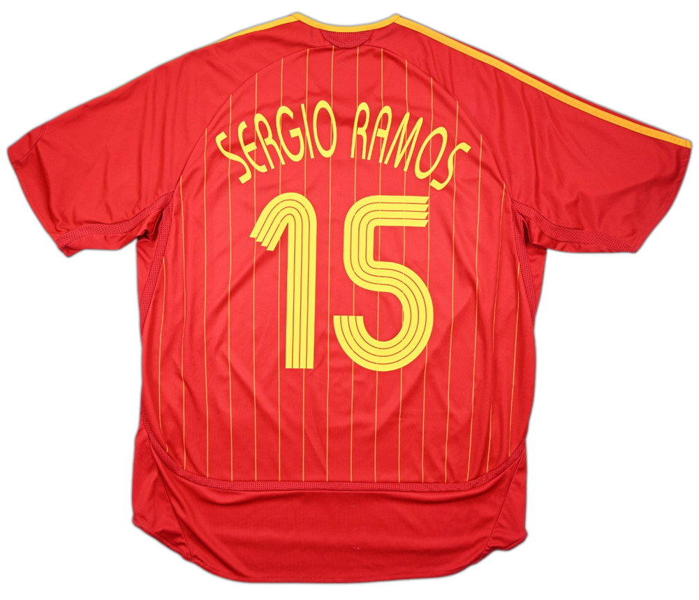 2006-08 SPAIN *SERGIO RAMOS* KOSZULKA L