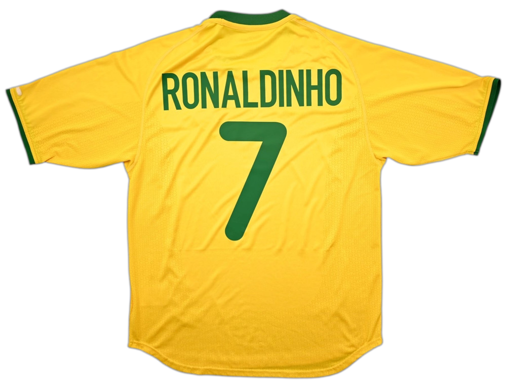 2000-02 BRAZIL *RONALDINHO* KOSZULKA M