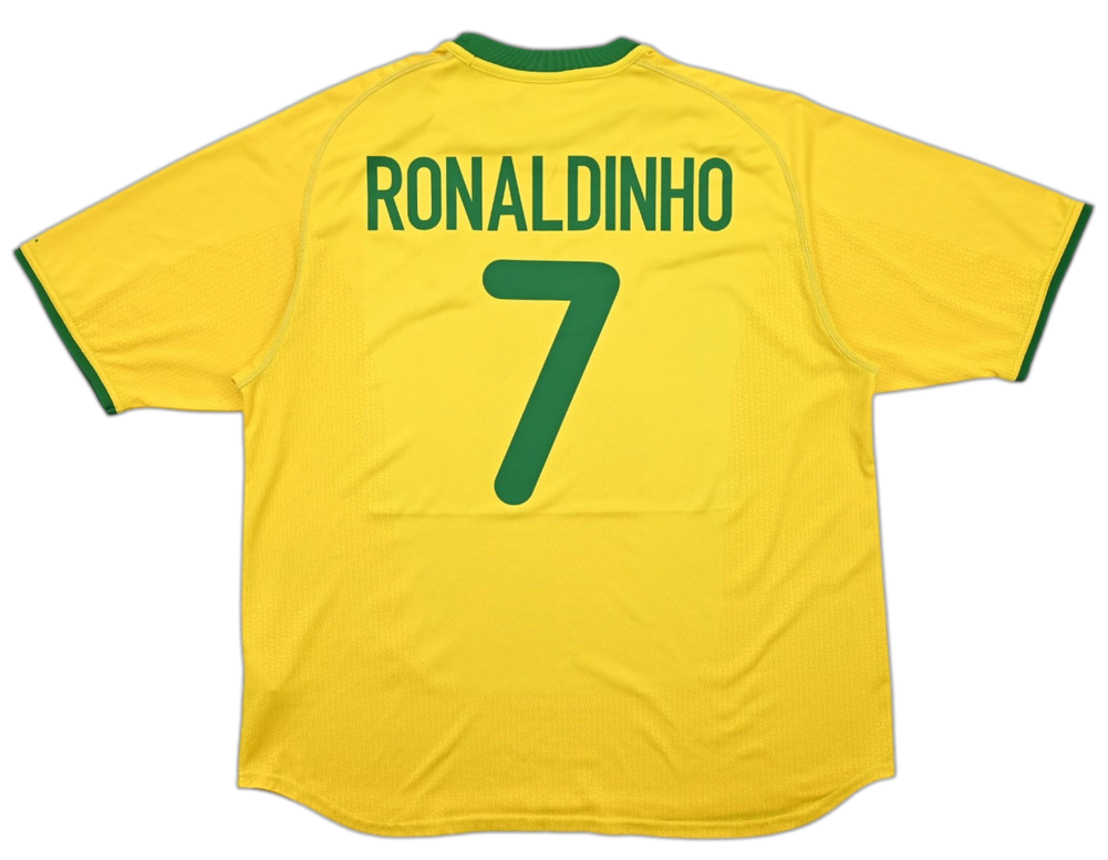 2000-02 BRAZIL *RONALDINHO* KOSZULKA XXL